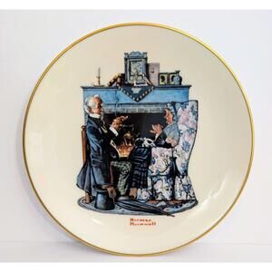 Vintage Normal Rockwell "Tea for Two" Collectors Plate